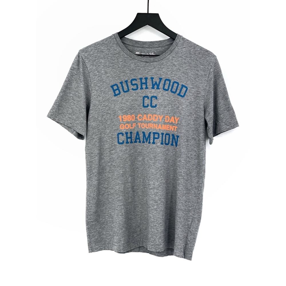 TRAVIS MATHEW Bushwood CC Champion Graphic T-Shirt Grey Blue S